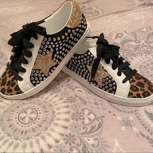 Glitter Leopard Sneakers🐆
